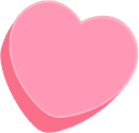 Corazón rosa