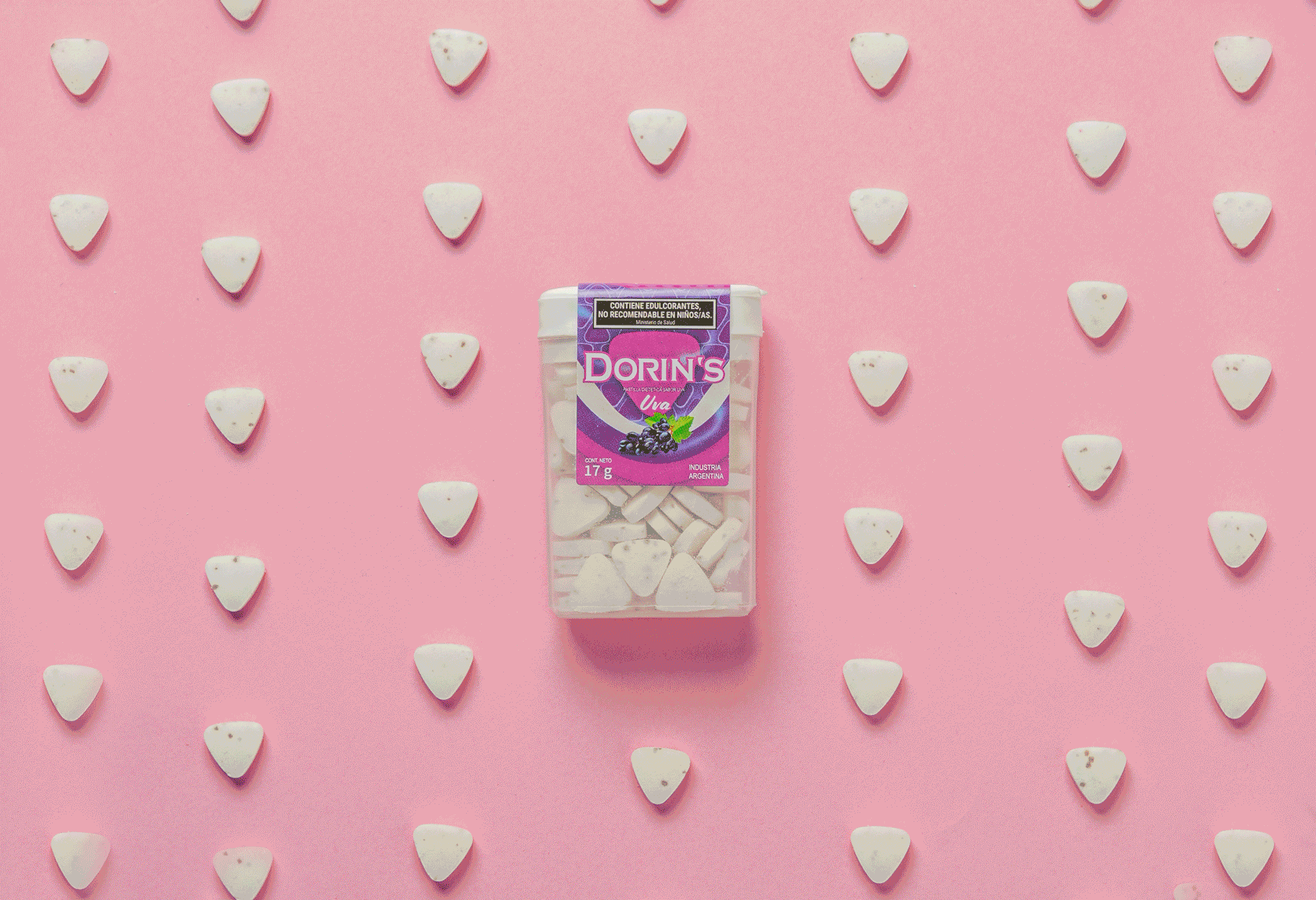 Producto Dorins sin azúcar animado